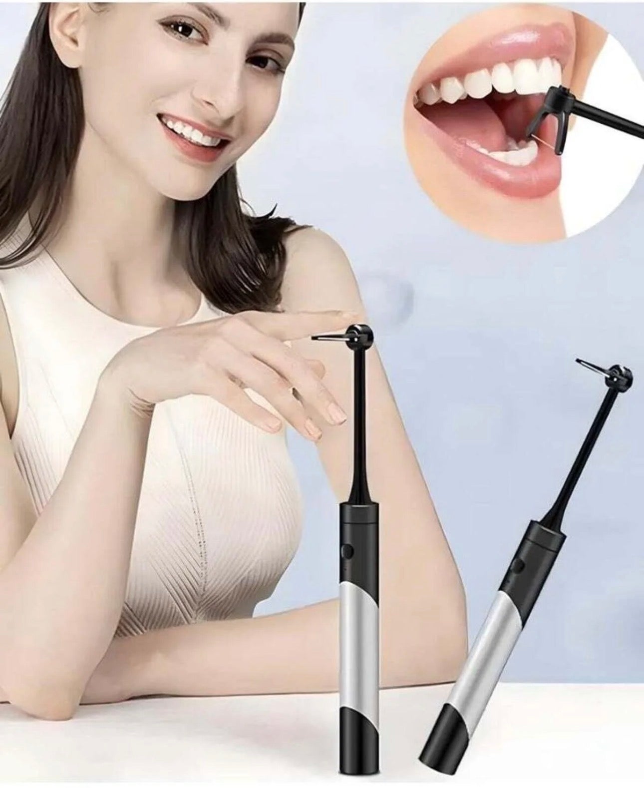 Advanced Electric Dental Floss Tooth Cleaner with Deep Cleaning Technology, Portable Oral Hygiene