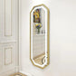 Rectangular Mirror With Integrated LED Light