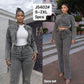 Ladies Washed Grey Denim 2pc Jacket/Jeans