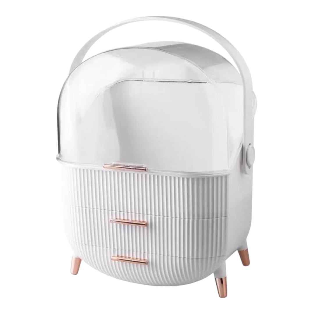 Cosmetics Storage Box 2 Drawer Various Colours