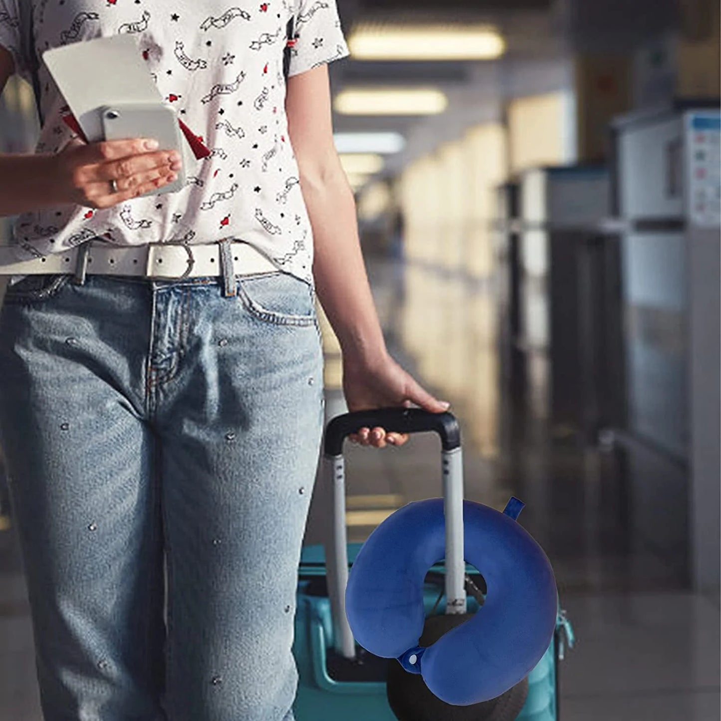 Premium U-Shaped Travel Neck Pillow – Soft Memory Foam Comfort (Multiple Colours)