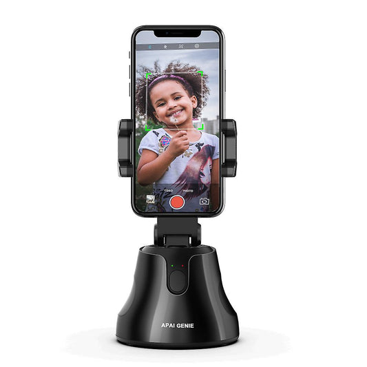Smart Shooting Camera Phone Holder Auto Face Object Tracking Selfie Stick 360 Degree Rotation Phone Stabilizer
