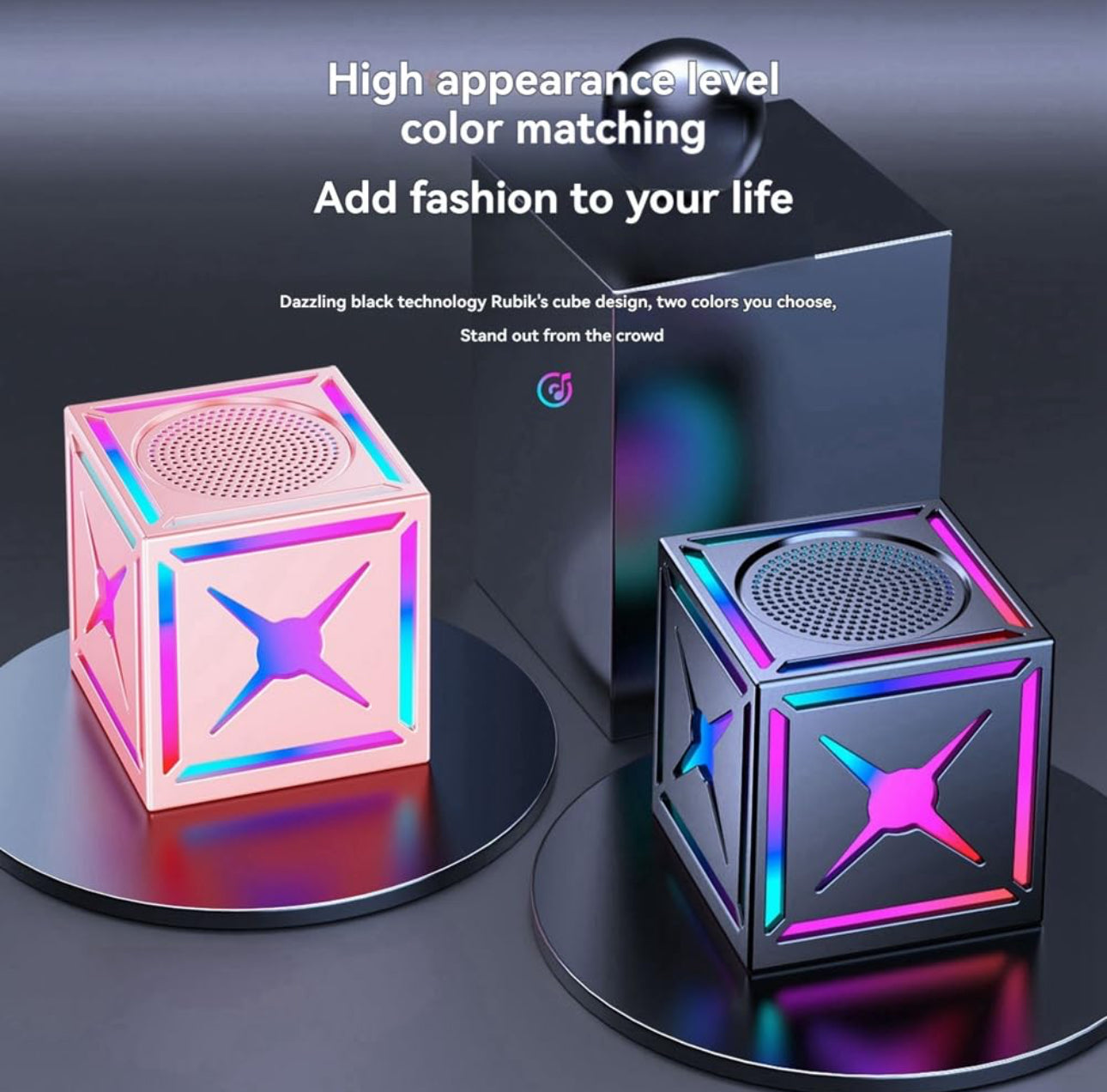 MTech  Acoustic Cube Wireless Bass Beast Speaker
