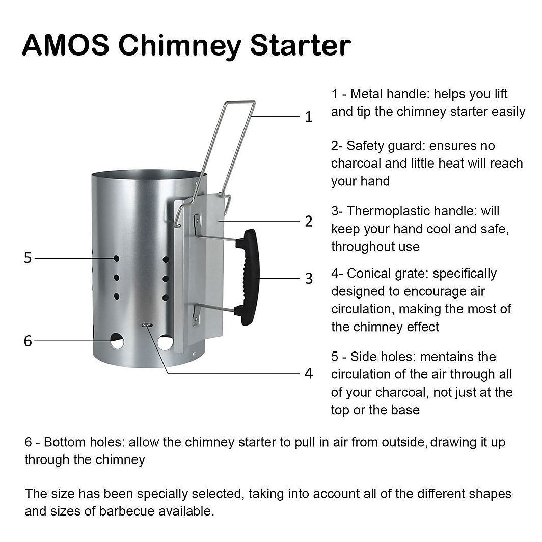 Charcoal Braai Chimney Starter