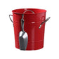 MHome Retro Ice Bucket With Scoop & Lid -Various Colours