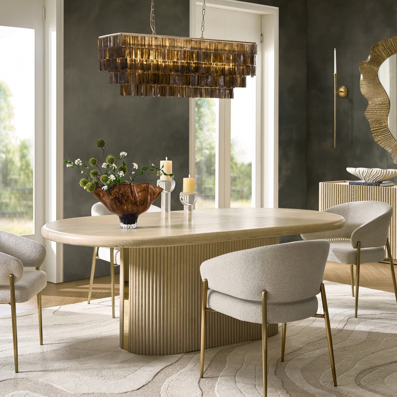 MFurn Nordic Style Dining Set