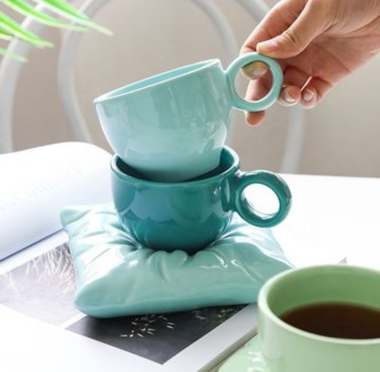 Sip & Snuggle Pillow Mug Set 4pc