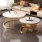MFurn Modern Nesting Table Marble Coffee Table Set