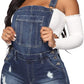 Ladies Classic Bib Style Denim Jumpsuit-Various Options