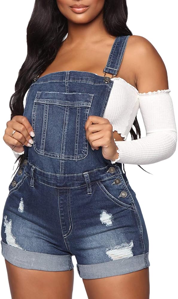 Ladies Classic Bib Style Denim Jumpsuit-Various Options