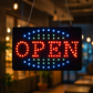 LED “OPEN” Sign – Bright, Eye-Catching Display for Your Shopfront