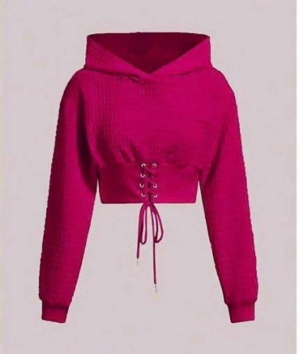Ladies Corset Style Hoodie-Various Colours