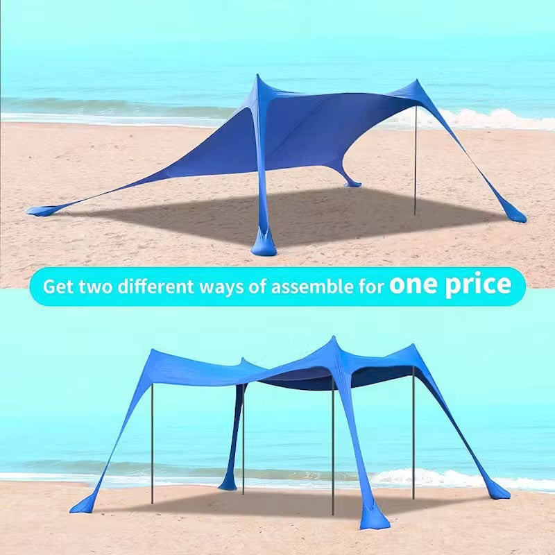 Beach Tent Canopy & Beach Mat-Various Options