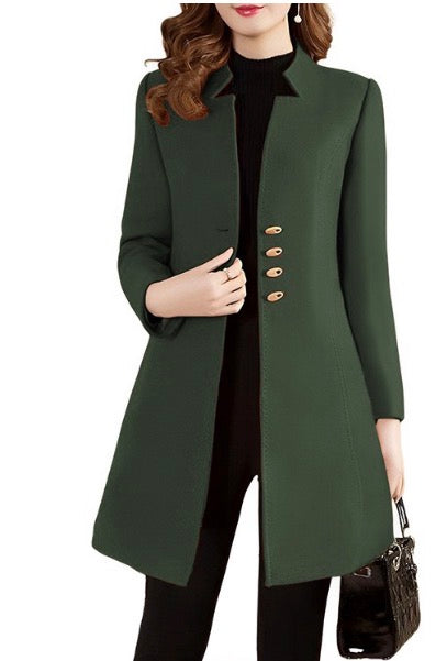 Ladies MidLength Slim Fit Winter Jacket-Various Colours