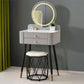 MFurn Compact Dressing Table LED Mirror-Various Colours