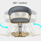 Styling Salon Chair With Footrest Black/Gold or Grey