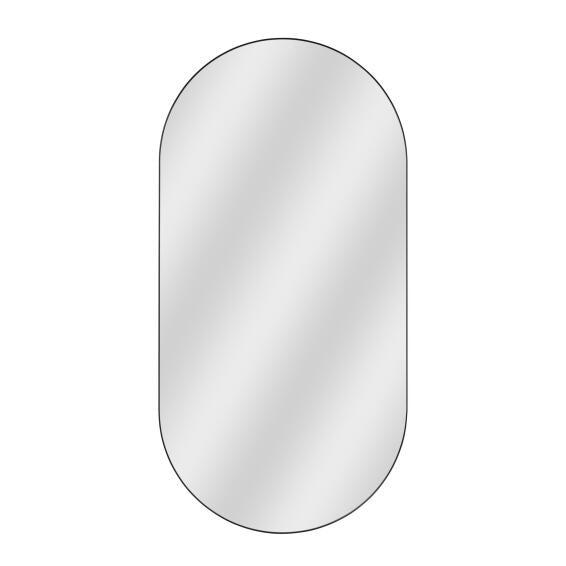 Oblong Mirror 120x60 In Black Or Gold