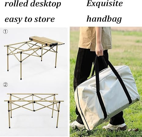 Portable Outdoor Folding Table and Chair Set