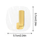 Self Adhesive Wall Hook 4pc