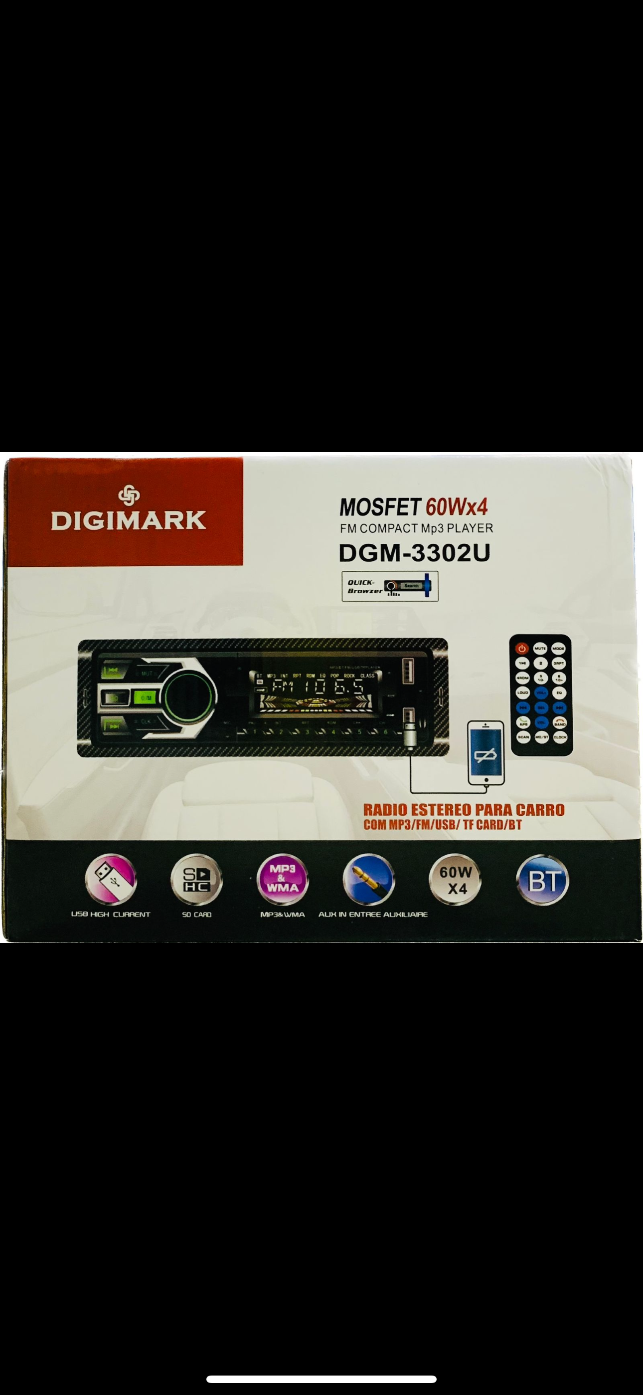 Digimark FM Radio/MP3 BT Player