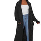 Ladies Long Knitted Cardigan-Various Colours