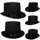 Top Hat Black Felt | One Size Magician Hat Costume |Dress Up Party- Available in Black & Green