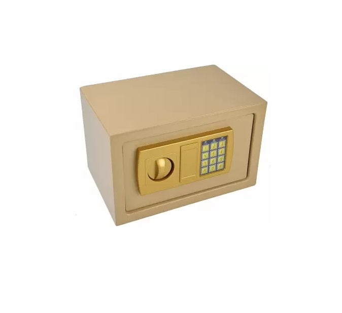 Mini Safe with Key & Combination Lock