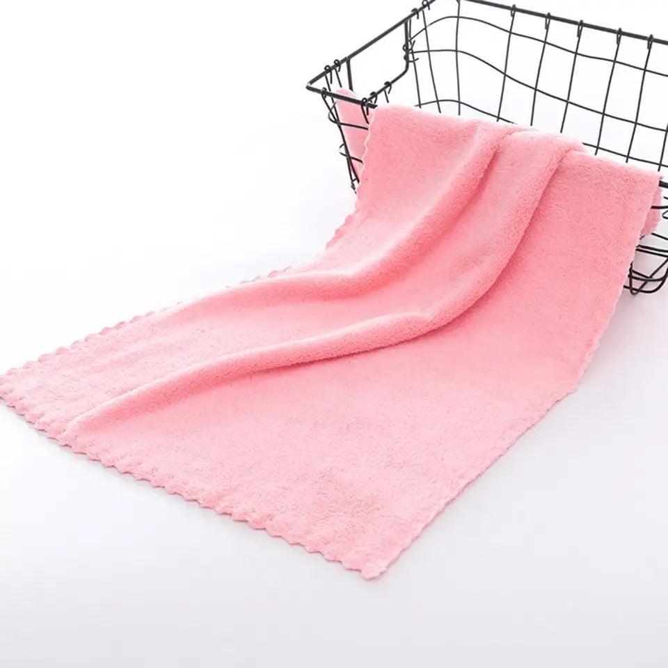 Bathroom Towels  Absorbent   Bath Towels Home Face Hair Towels Washcloths - 5pc Pack