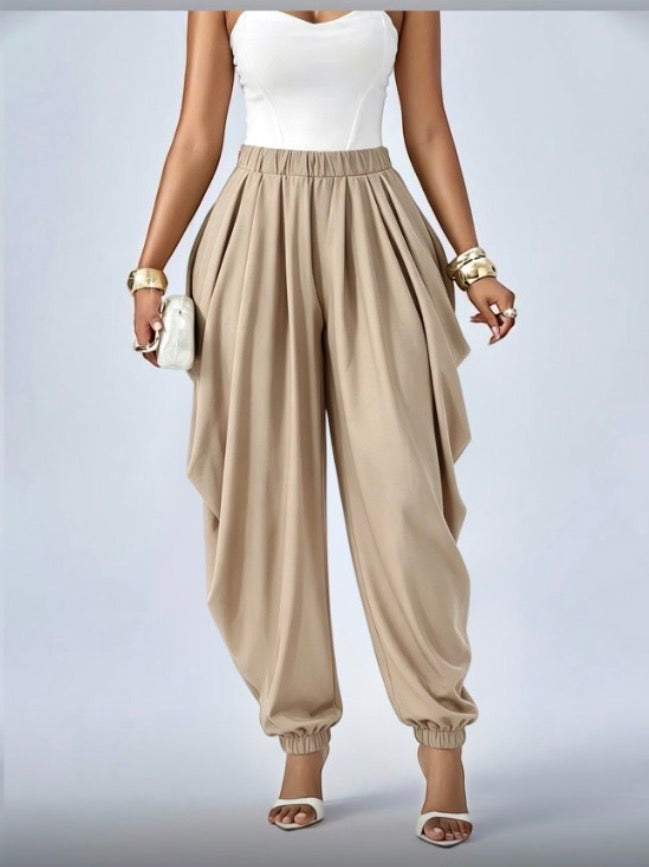 Ladies Loose Flowing Shuttle Trousers-Various Colours