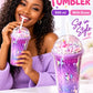 MHome Unicorn Glitter Tumbler 500ml -Various Colours