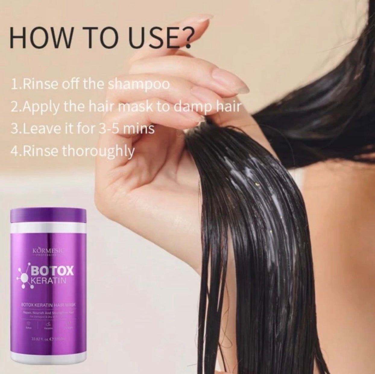 Kormesic Keratin Hair Mask 1000ml