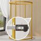 MHome Steel Clothes Airer Shape Free Standing Laundry Drying Rack Multifunctional Folding Clothes Dryer