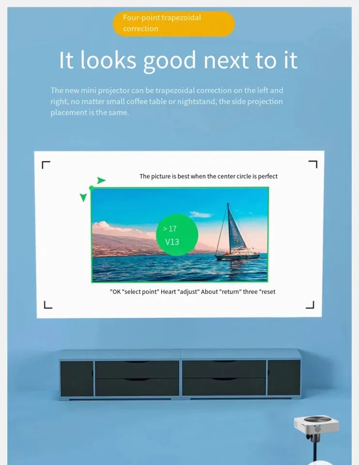 Multimedia Projector Home HD 1080P projector