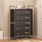 MHome Dust Proof Shoe Rack 5Tier Black