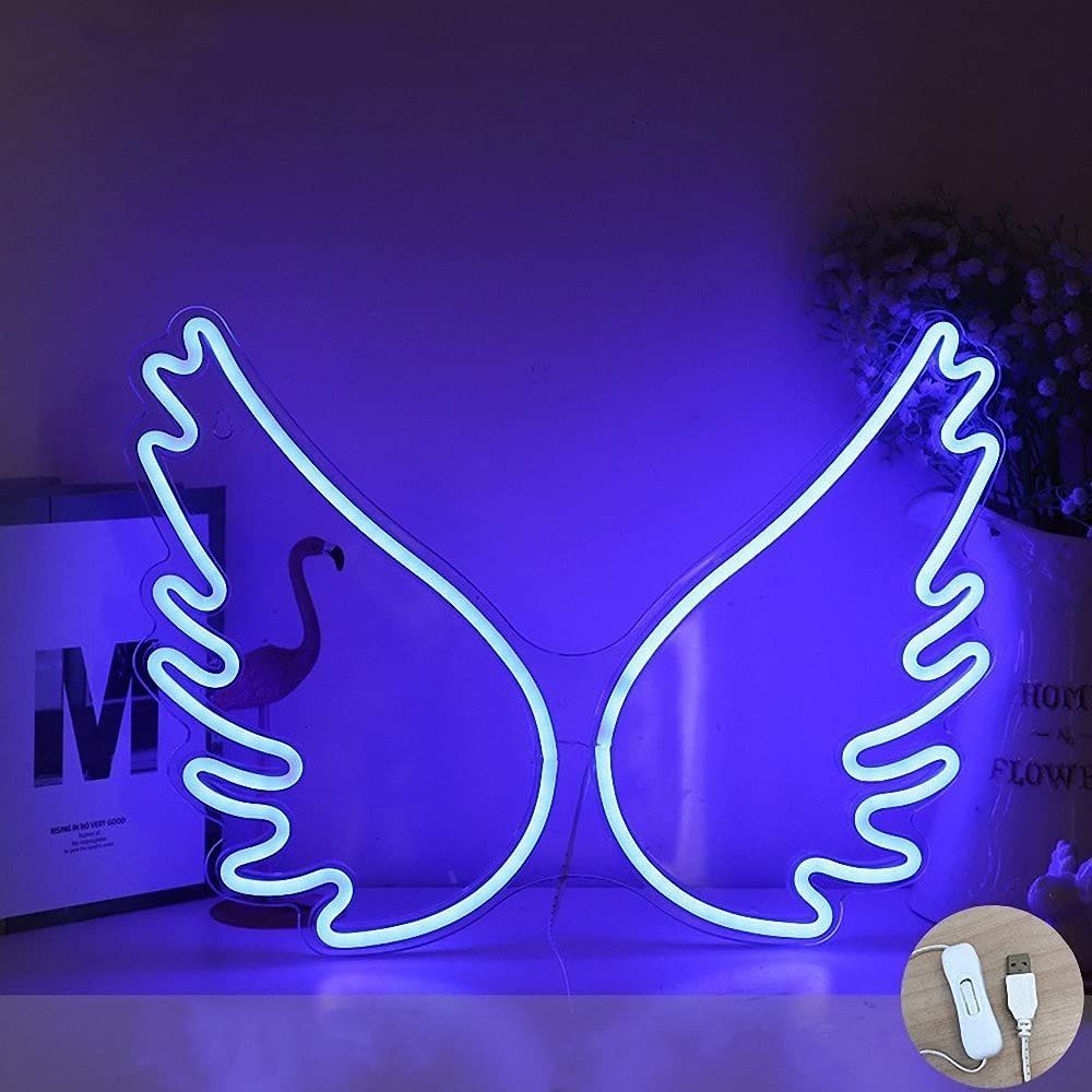 Wings USB Powered Wings LED Neon Lamp