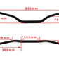 Motorcycle Handle bars 1 1/8" 28mm 120mm Rise CNC Universal For Dirt Pit Bike ATV ADV Supermoto Enduro Motocross Motorcycle Off Road