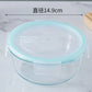 MHome Borosilicate Glass Food Storage Container With Air Vent Lid, Set of 3pc