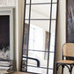 MHome Full Length Black Iron Fame Mirror 180x110cm