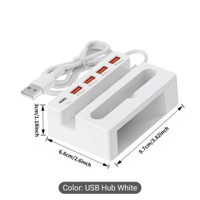 Mtech Fast Charging USB Hub with 4 USB ports & 1 Type C port-65watt