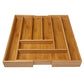 MHome Expandable Bamboo Drawer Organizer