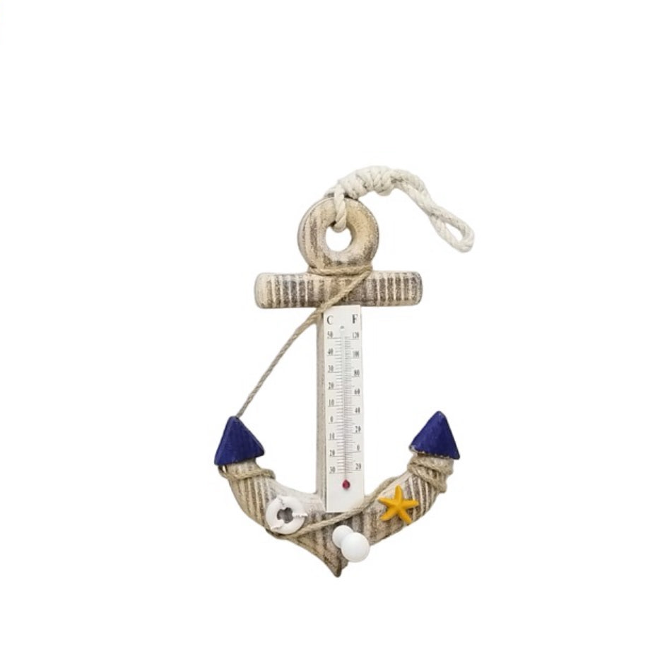 Anchor Wooden With Rope Hanging Decor - Various Options