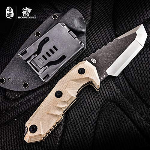 OUTDOORS - fixed blade knive with sheath,Tanto knife,survival tactical knife,Ergonomics G10 anti-skidding Handle 

Add to Wishlist