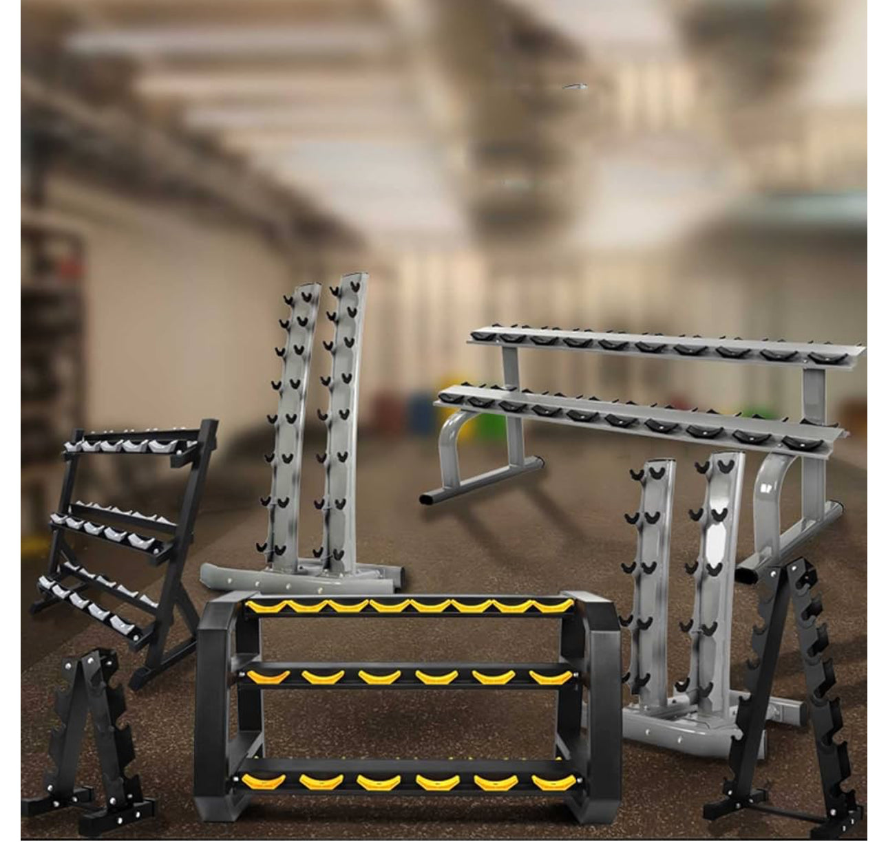 Dumbbell Rack,Heavy Duty Dumbbell Stand,Steel Dumbbell Holder,Dumbbell Weight Storage Rack,Multiple Sizes,for Home Gym