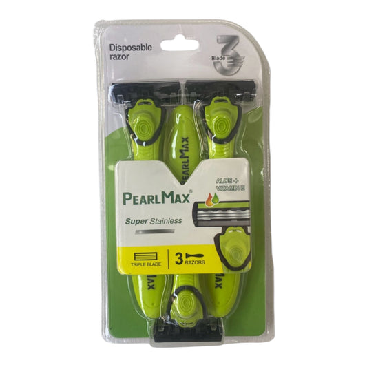 PearlMax SuperStainless 3 Pack Razors