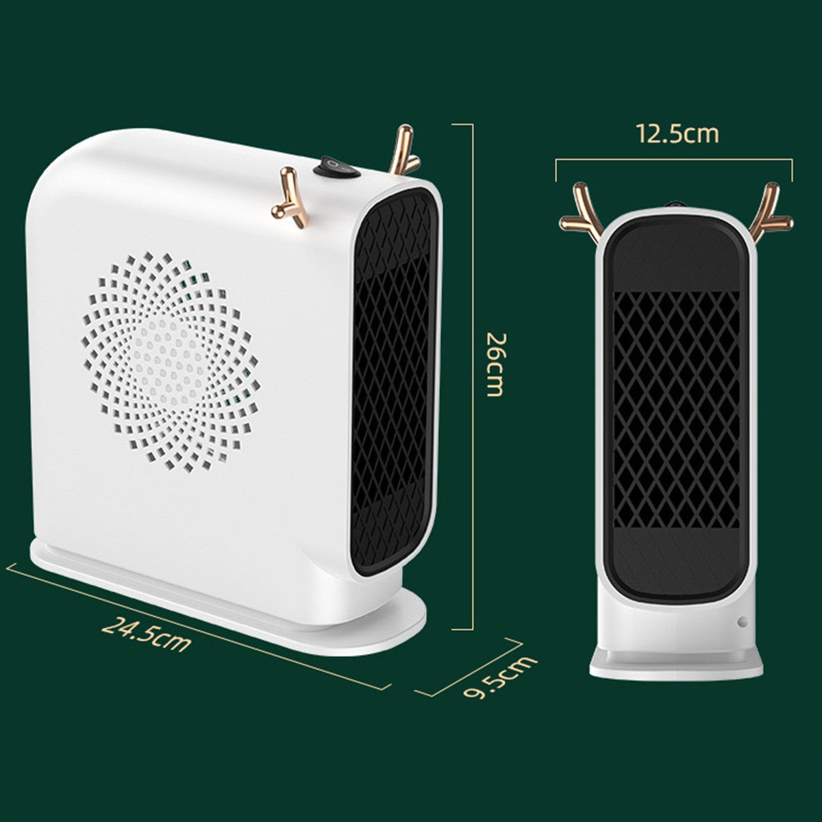 Condere Intelligent DeskTop Heater 500w