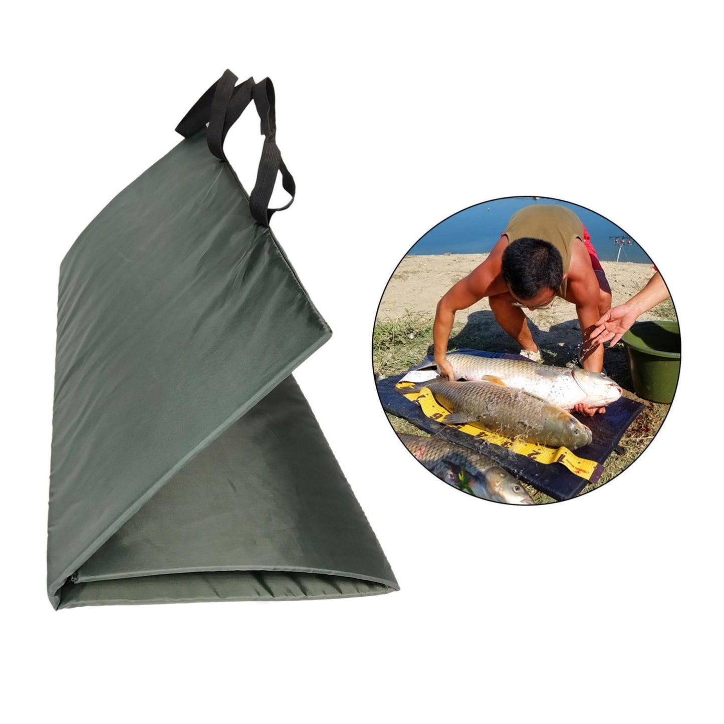 Fishing Unhooking Mat Folding Padded Landing Mat Carp Landing Mat Fishing