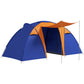 MHome Camping Tent with 2 Bedroom, Living Area and Porch, 4-6 Man Large Tunnel Tent,  Waterproof, Portable with Bag