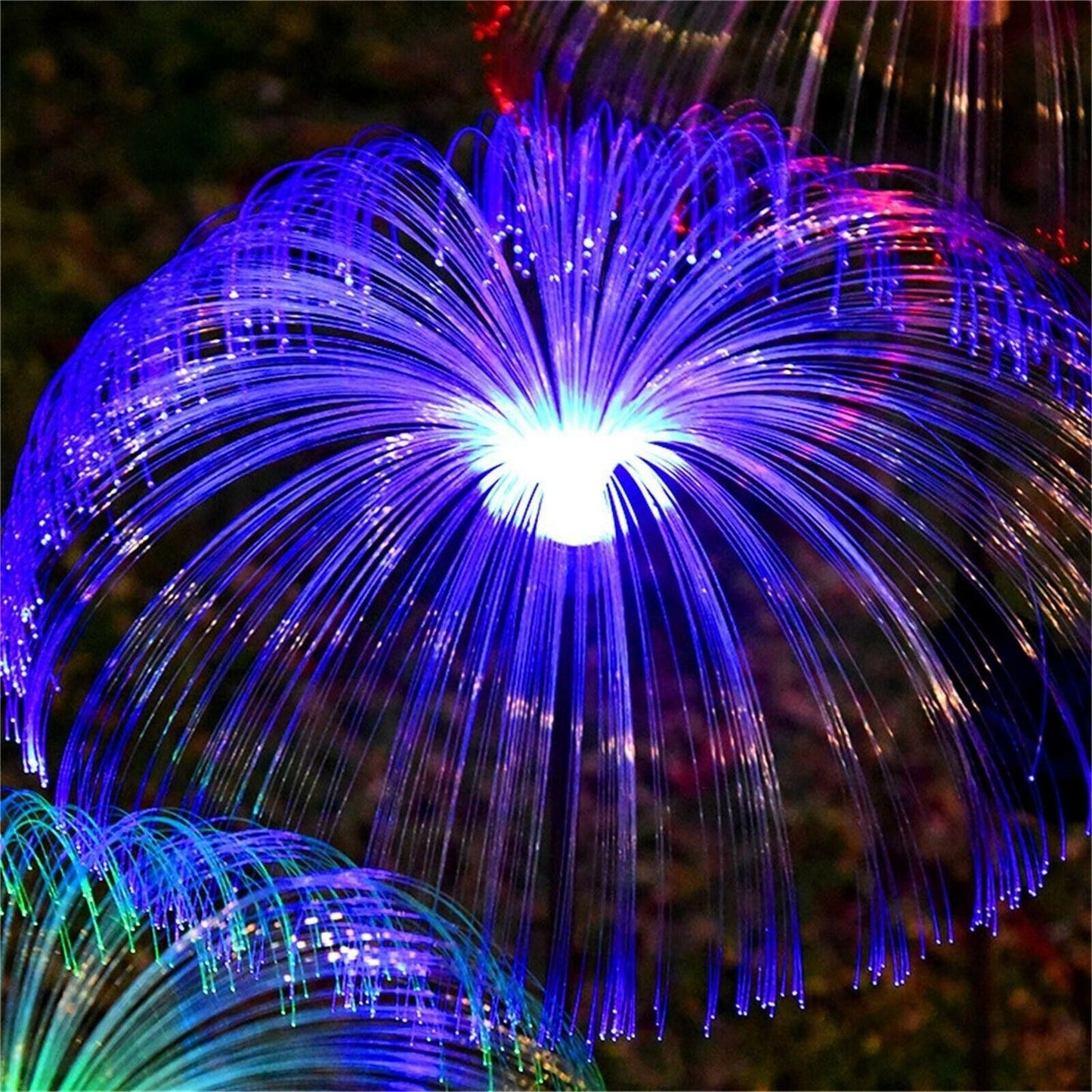 MHome Solar Garden Jellyfish Light 4-Pack – 7-Color Changing Outdoor Lights