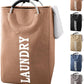 MHome Collapsible Laundry Bag with Ring Handles-Various Options