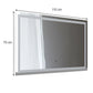 Frameless Bathroom Mirror With LED Lighting